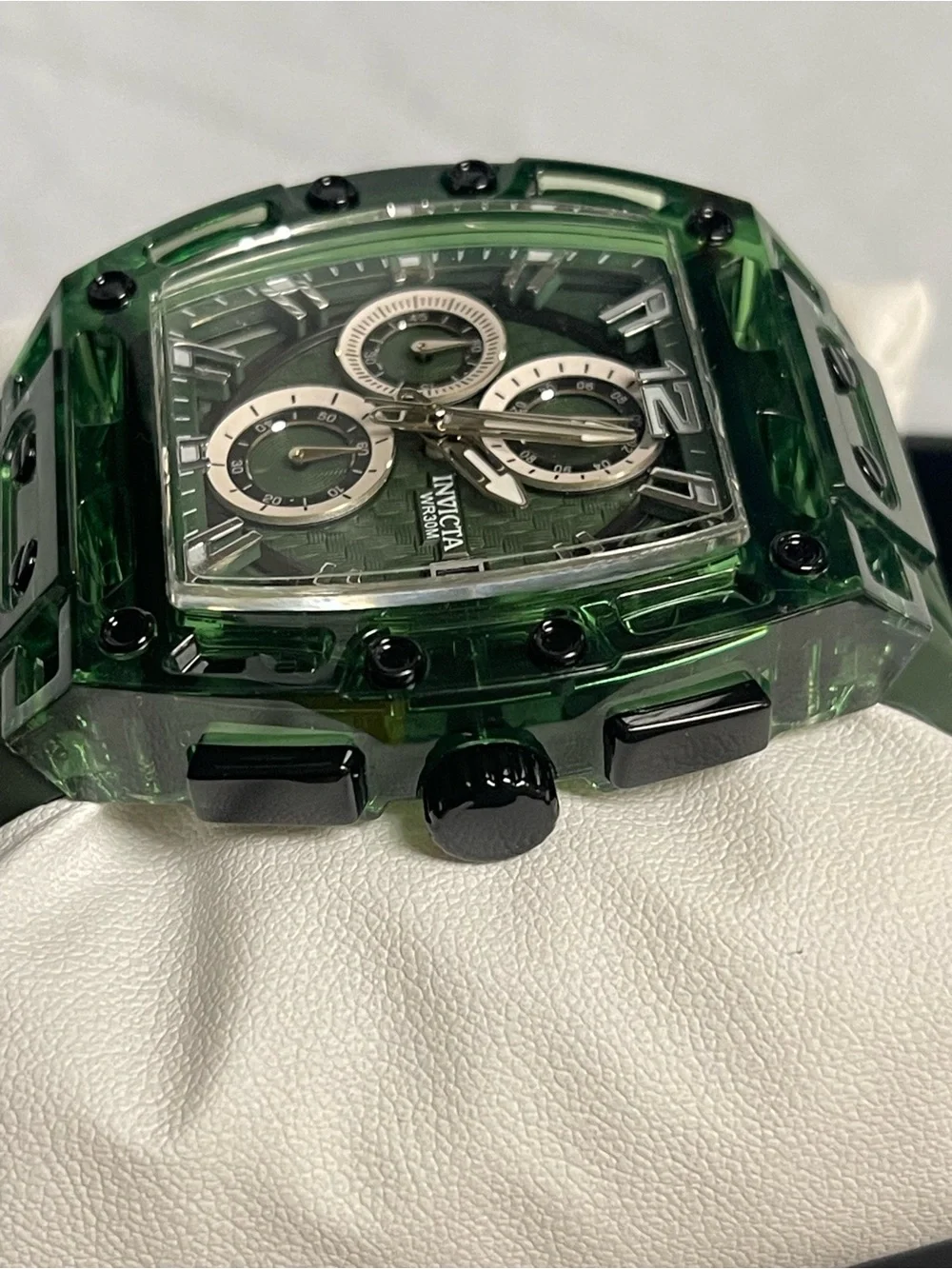 Invicta S1 Rally Men's Watch - 42mm, Green & Silver new